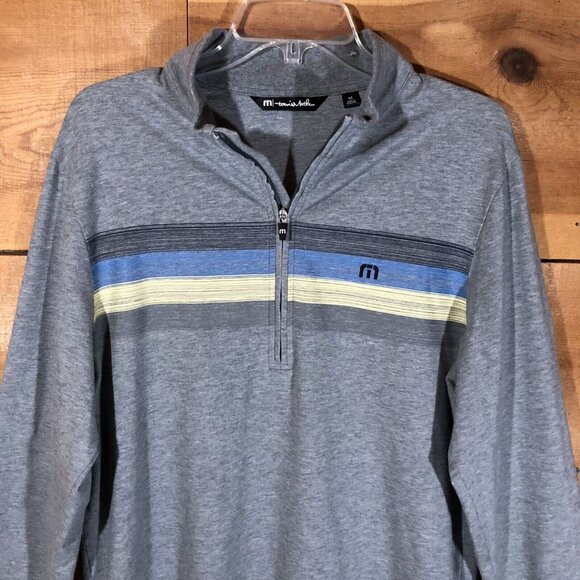 Travis Mathew Transitions 1/2 Zip Golf Pullover Mens Size Medium Performance - Picture 3 of 12